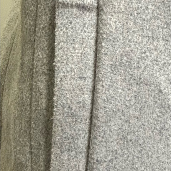 J Crew Italian Stadium Cloth Wool Blend  Coat Size 12 Color Heather Dusk - Picture 5 of 16